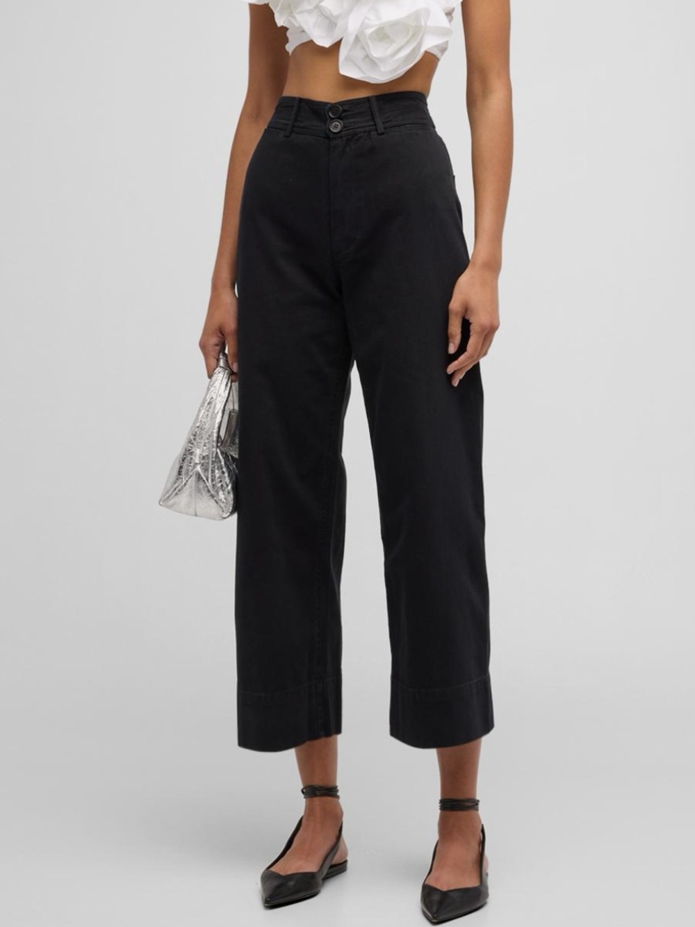 APIECE APART Women's Barrel Pant Size 4 In Black